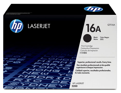 16A Black Original LaserJet Toner Cartridge