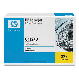 LaserJet C4127X Dual Pack Black Print Cartridges with Ultraprecise Toner