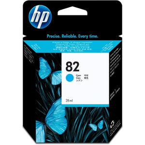 HP 82 (C4911A) Original Ink Cartridge - Single Pack (HEWC4911A)