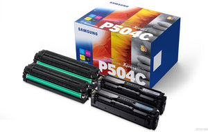 CLT-P504C 4-pack Black/Cyan/Magenta/Yellow Toner Cartridges