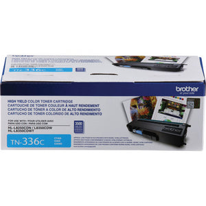 TN336C BROTHER CYAN 3.5K TONER FOR HLL8350CDW/MFCL8850CDW