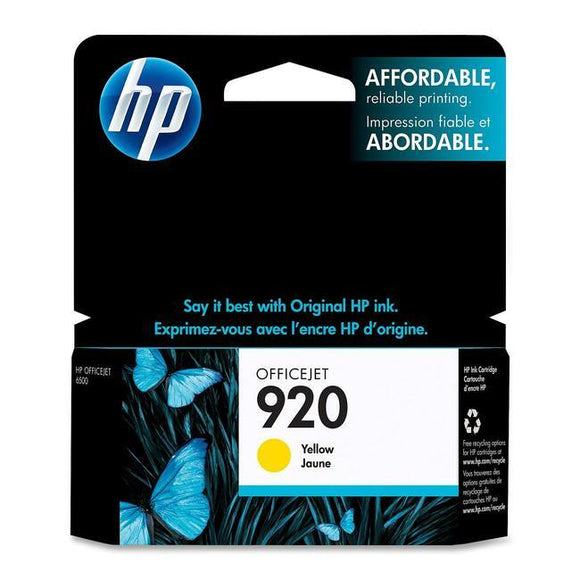 HP 920 Original Ink Cartridge - Single Pack (HEWCH636AN140)