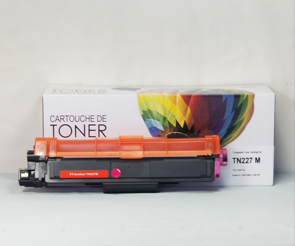 CTTN227M COMPATIBLE TN227M BROTHER MAGENTA TONER