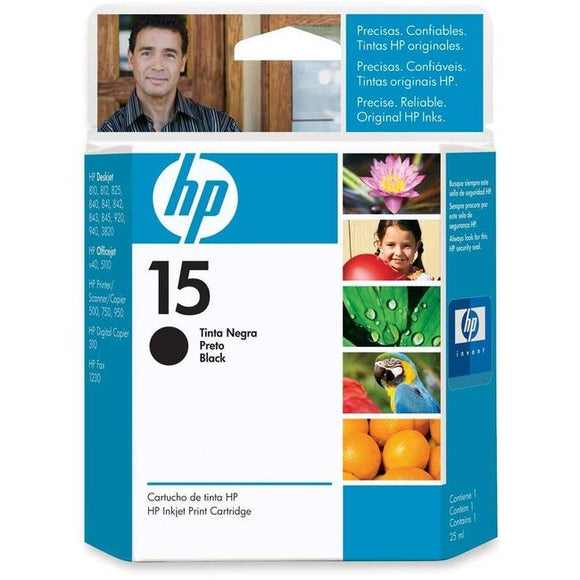 HP 15 Original Ink Cartridge - Single Pack (HEWC6615DN140)