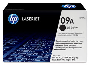 09A Black Original LaserJet Toner Cartridge 15000 pages