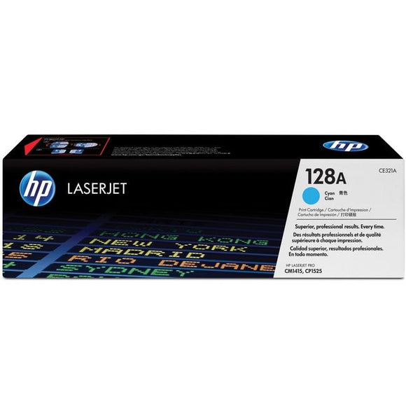 HP 128A Original Toner Cartridge - Single Pack (HEWCE321A)