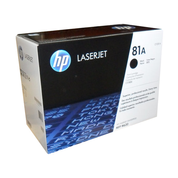 CF281A HP #81A TONER FOR M630h / M630f MFP / M630z MFP