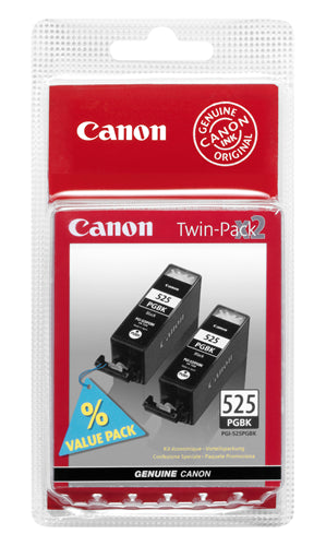 PGI-525 ink black twin pack