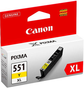 CLI-551XL Y Yellow ink cartridge with security