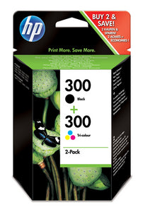 300 2-pack Black/Tri-color Original Ink Cartridges