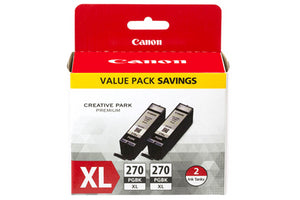 PGI-270 XL Pigment Black Twin Ink Pack