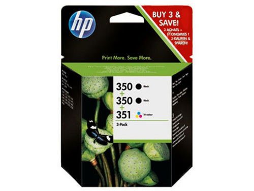 HP 350/350/351 Inkjet Print Cartridges 3-Pack