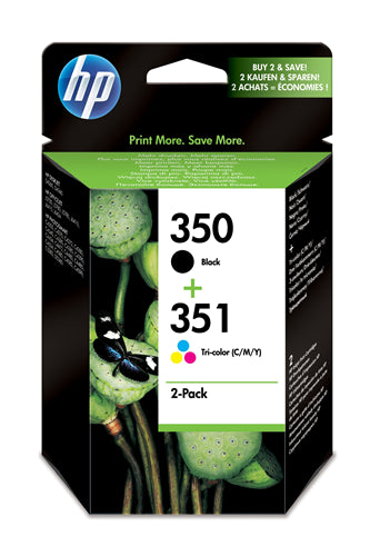 350 Black/351 Tri-color 2-pack Original Ink Cartridges