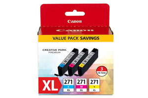 CLI-271 XL Cyan Magenta & Yellow 3 Ink Pack