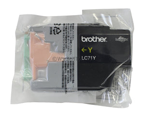 BROTHER LC71Y Yellow Ink Cartridge