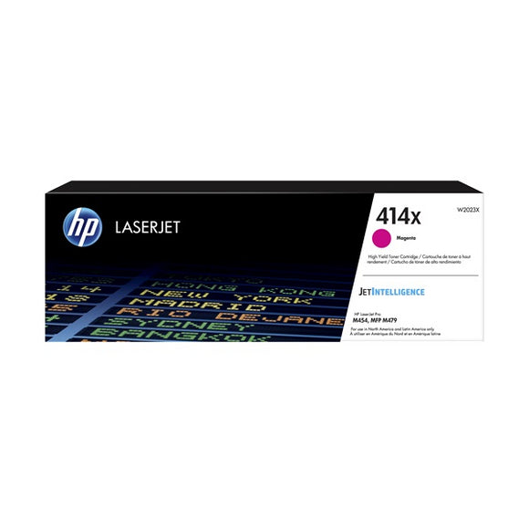 W2023X HP #414X  High Yield Magenta Original LaserJet Toner