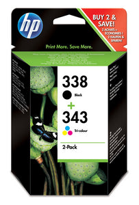 338 Black/343 Tri-color 2-pack Original Ink Cartridges