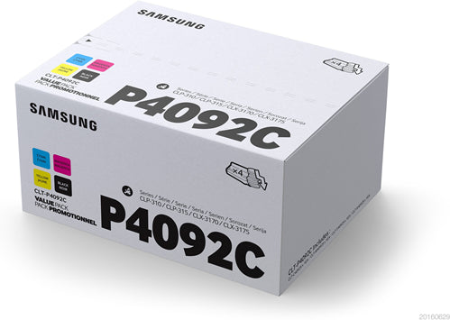 CLT-P4092C 4-pack Black/Cyan/Magenta/Yellow Toner Cartridges