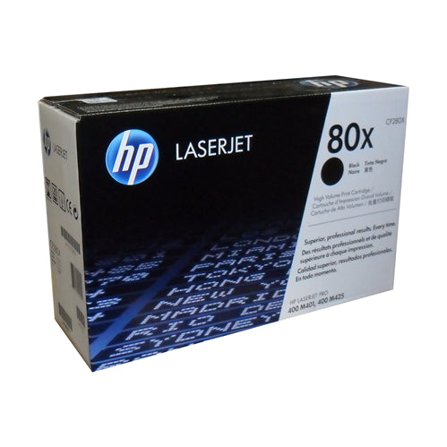 CF280X HP #80X LRG CAP. LASERJET PRO M401/M425 BLACK 6.8K