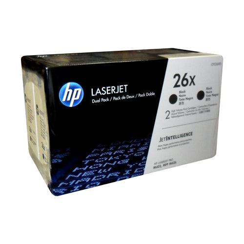 HP 26X Black 2-pack LJ Toner Cartridge