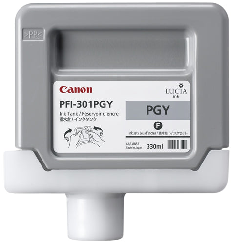 PFI-301PGY Pigment Photo Grey Ink Cartridge