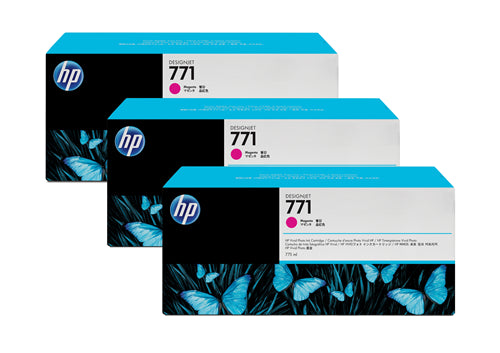 771 3-pack 775-ml Magenta Designjet Ink Cartridges