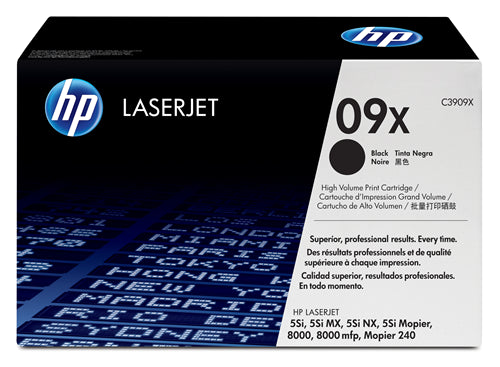 09X High Yield Black Original LaserJet Toner Cartridge 17100 pages