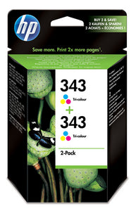 343 2-pack Tri-color Original Ink Cartridges