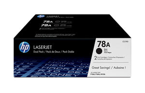 78A 2-pack Black Original LaserJet Toner Cartridges