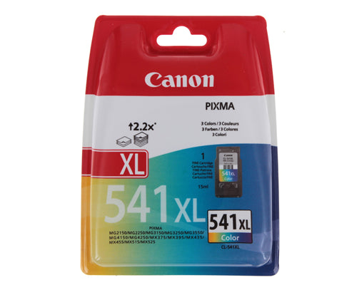 CL-541 XL High Capacity Colour Ink Jet Cartridge with security