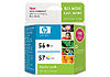 56/57 Combo-pack Inkjet Print Cartridges