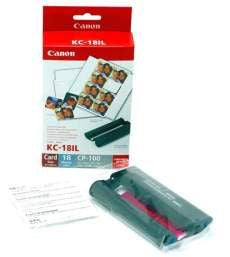 BubbleJet ink cartridge - Printers - KC18IF - size/mini labels 18 sheets for CP-100