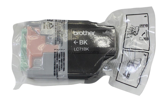 BROTHER LC71BK Black Ink Cartridge