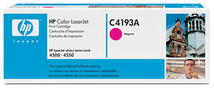 Color LaserJet C4193A Magenta Original Toner Cartridge Approximately 6000 pages at 5% coverage