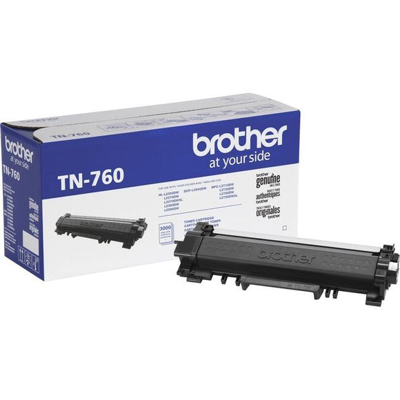 Brother TN-760 Original Toner Cartridge - Black (BRTTN760)