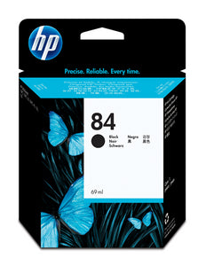 84 69-ml Black DesignJet Ink Cartridge