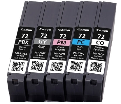 PGI-72 PBK/GY/PM/PC/CO ink multi pack