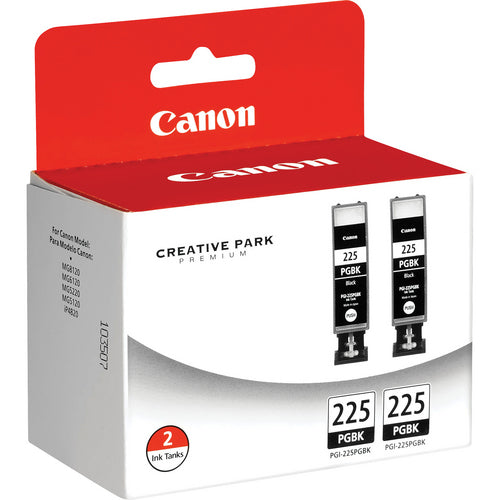 PGI-225 Black ink cartridge - Twin Pack