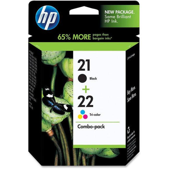 HP 21/22 Original Ink Cartridge - Combo Pack (HEWC9509FN140)