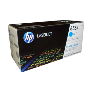 HP 655A Cyan LaserJet Toner Cartridge