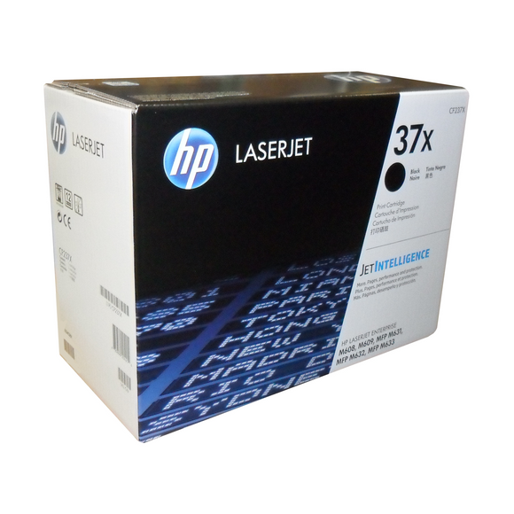 HP 37X Black LaserJet Toner Cartridge