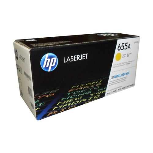 HP 655A Yellow LaserJet Toner Cartridge